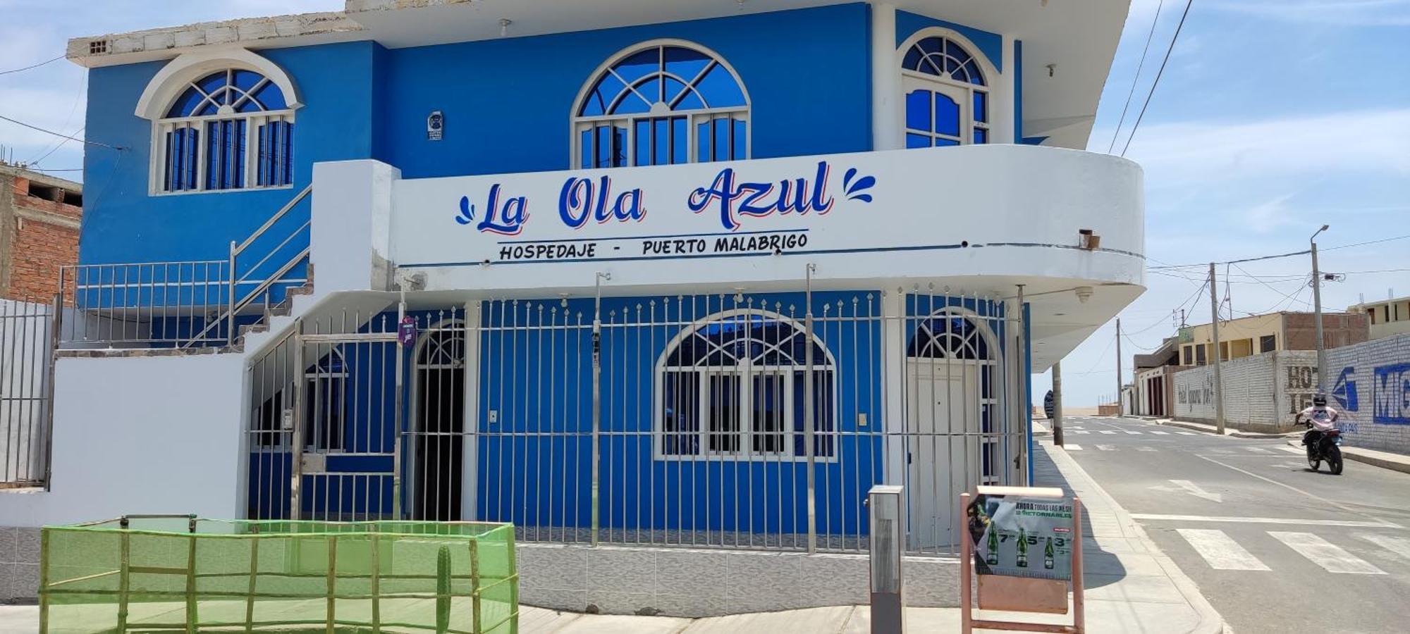 Hospedaje La Ola Azul Puerto Chicama Exteriör bild